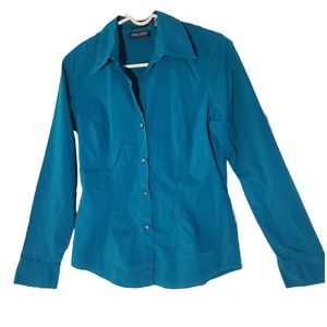 New York & Company Stretchy Tela Button Shirt